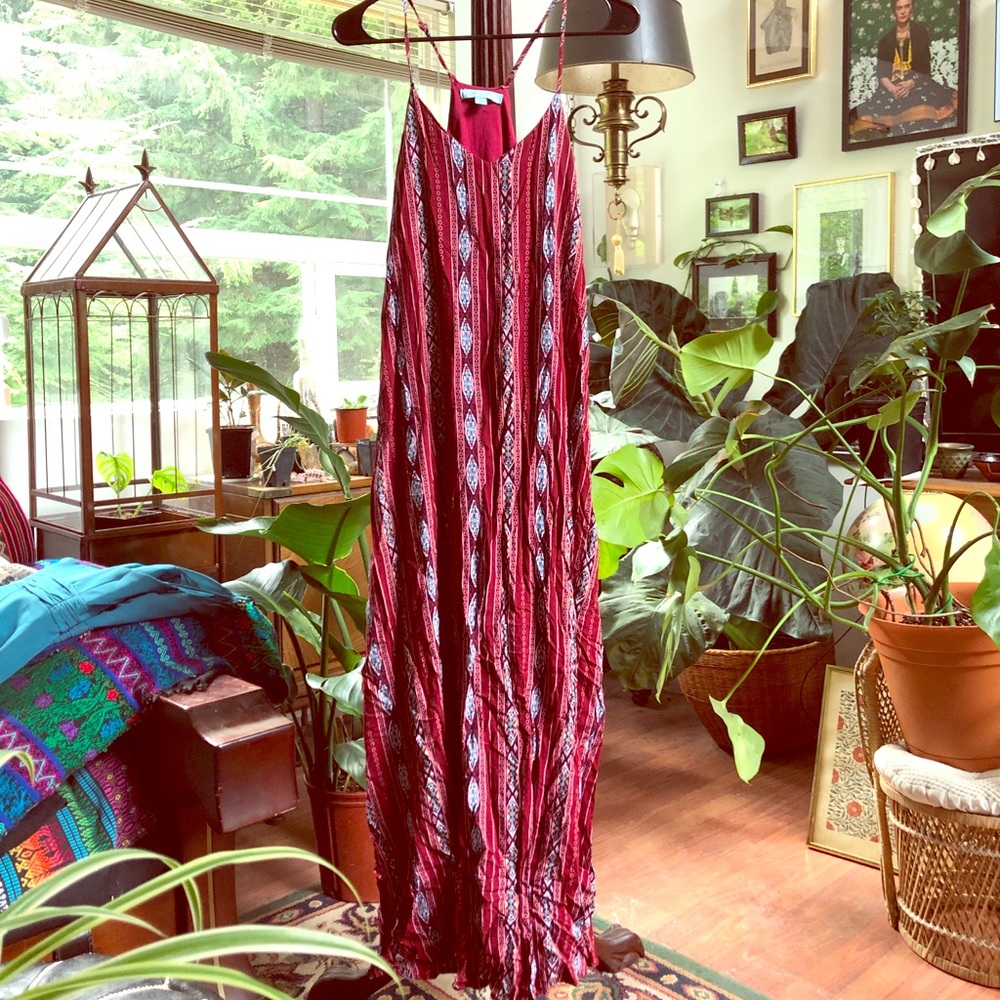 Geometric Maxi Dress